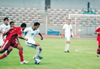 جانب من المباراة