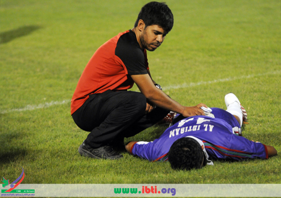 إصابة اللاعب علي الكعيبي