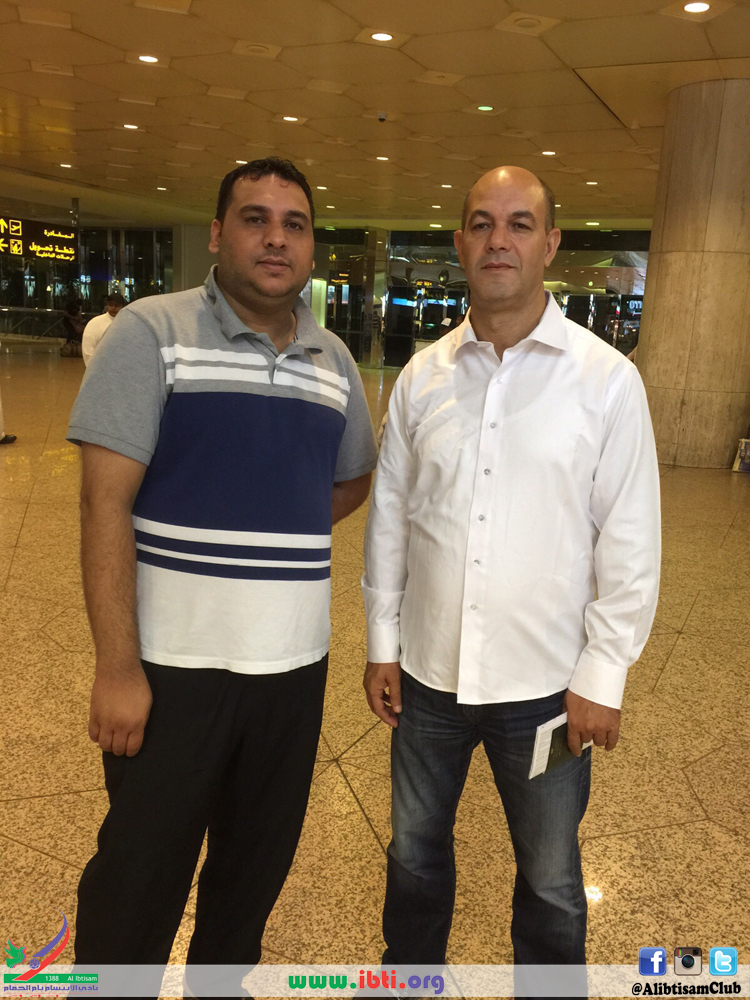استقبال مدرب اليد مقراني